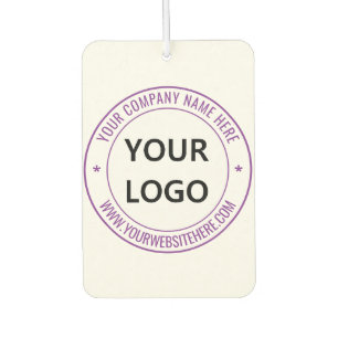 Your Business Logo Name Website Air Freshener