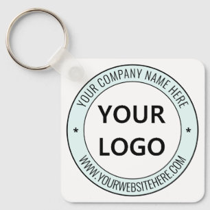 Your Business Logo Name Website Keychain Template