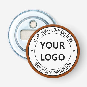 Your Business Logo Name Website Personalised  Bottle Opener