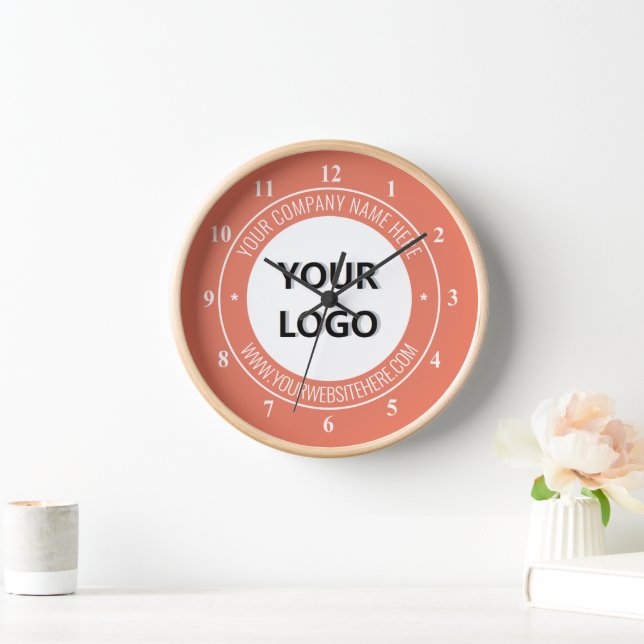Your Business Logo Name Website Promotional Clock (Home)