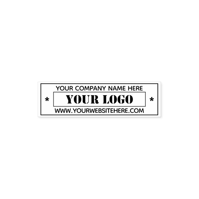 Your Business Logo Name Website Stamp Template (Design)