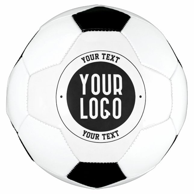Your Business Logo or Design | Bold Editable Text Football (Front)