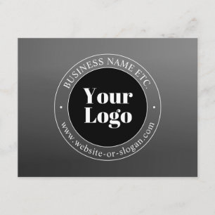 Your Business Logo or Design & Editable Text Enclosure Card
