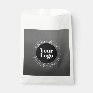 Your Business Logo or Design & Editable Text Favour Bags