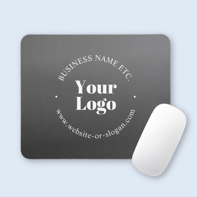 Your Business Logo or Design & Editable Text Mouse Mat (Creator Uploaded)