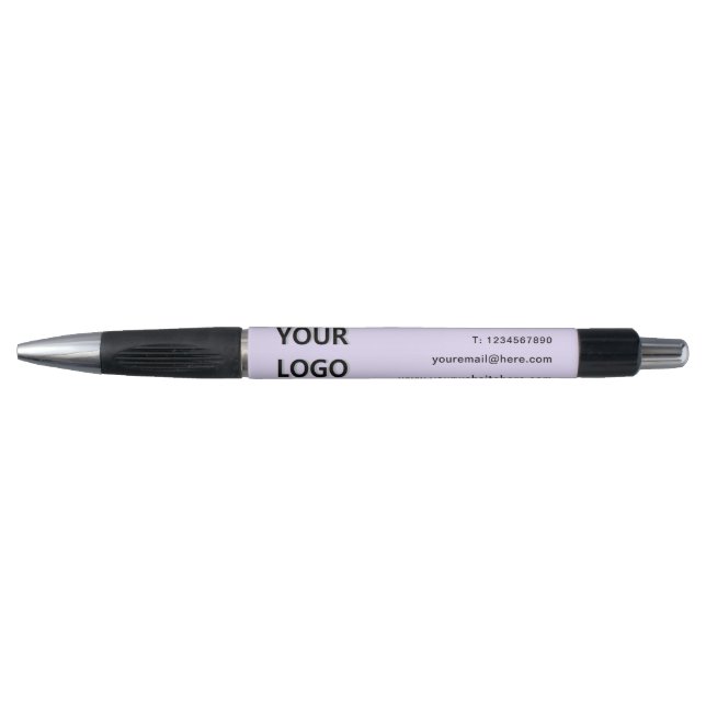 Your Business Logo Pen Example with Custom Text (Front)