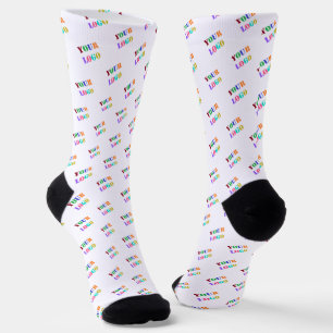 Your Business Logo Photo Promotional Socks Gift