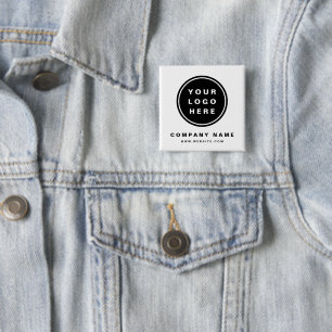 Your Business Logo Promotional Business Company 15 Cm Square Badge