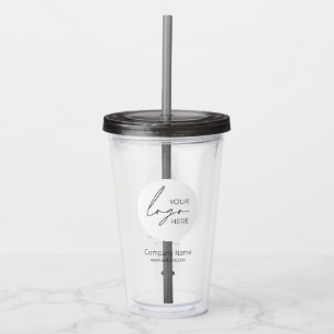 Your Business Logo Promotional Business Company Acrylic Tumbler