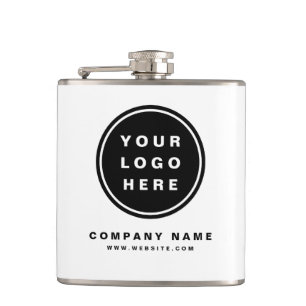Your Business Logo Promotional Business Company Hip Flask