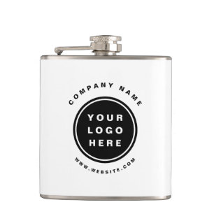 Your Business Logo Promotional Business Company Hip Flask