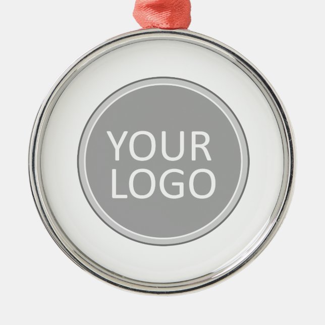 Your Business Logo Promotional Business Company Metal Tree Decoration (Front)