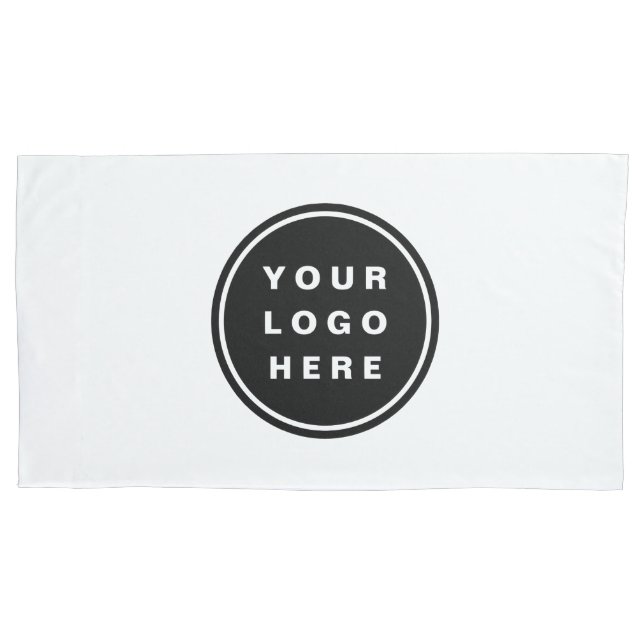 Your Business Logo Promotional Business Company Pillowcase (Front)