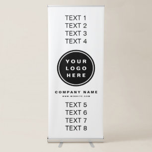 Your Business Logo Promotional Business Company Retractable Banner