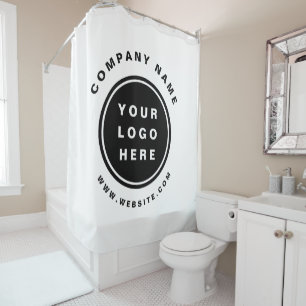Your Business Logo Promotional Business Company Shower Curtain