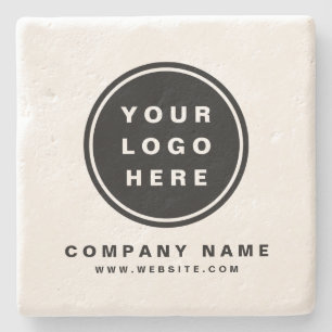 Your Business Logo Promotional Business Company Stone Coaster