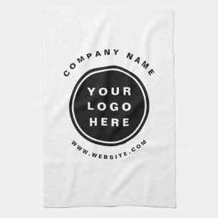 Your Business Logo Promotional Business Company Tea Towel