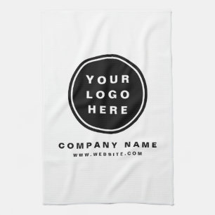 Your Business Logo Promotional Business Company Tea Towel