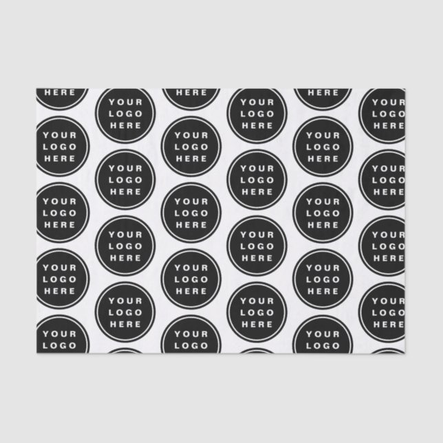 Your Business Logo Promotional Business Company Tissue Paper (Front)