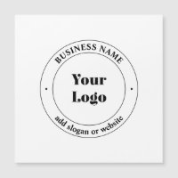 Your Business Logo & Promotional Text | White