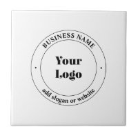 Your Business Logo & Promotional Text | White