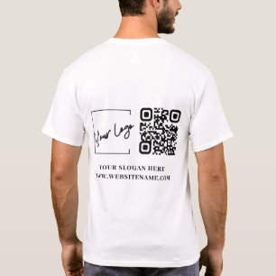 Your Business Logo Qr Code Custom T-Shirt