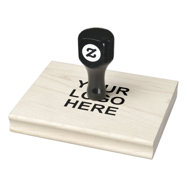 your business logo rubber ink stamp L (Stamp)