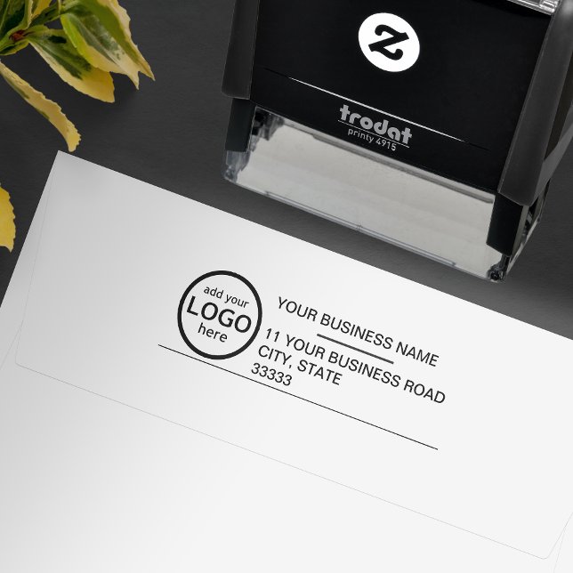 Your Business logo Self Inking Rubber Stamp  (Creator Uploaded)