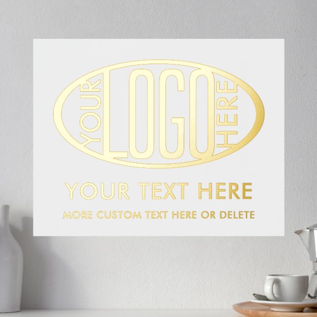 Your Business Logo Simple Company Promotional Foil Prints (In Situ (Counter 2))