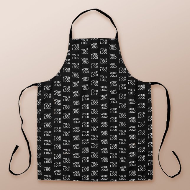 Your Business Logo | Stylish Half Step Pattern Apron (Creator Uploaded)
