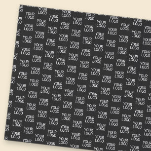 Your Business Logo   Stylish Half Step Pattern Tissue Paper