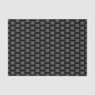 Your Business Logo Stylish Half Step Pattern Tissue Paper