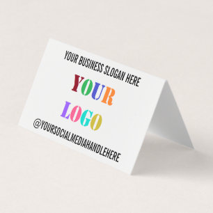Your Business Logo Text Promotional Business Card
