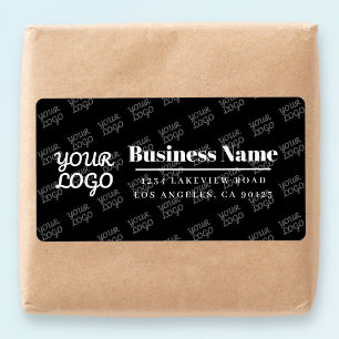 Your Business Logo Tiled Modern Return Address