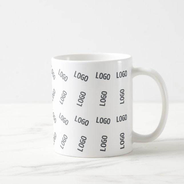Your Business Logo | Unique Logo Pattern Design  Coffee Mug (Right)