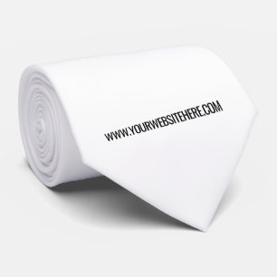 Your Business Logo Website Promotional Neck Tie