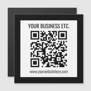 Your Business Name & Editable QR Code