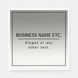 Your Business Name or Brand Etc.  Napkin