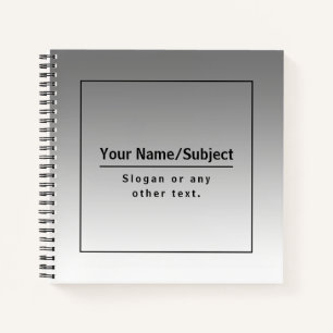 Your Business Name or Brand Etc. Notebook