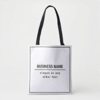 Your Business Name or Brand Etc. White Black