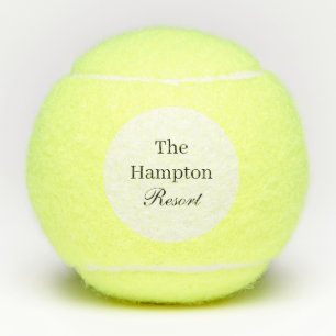 Your Business Name or Logo Tennis Balls