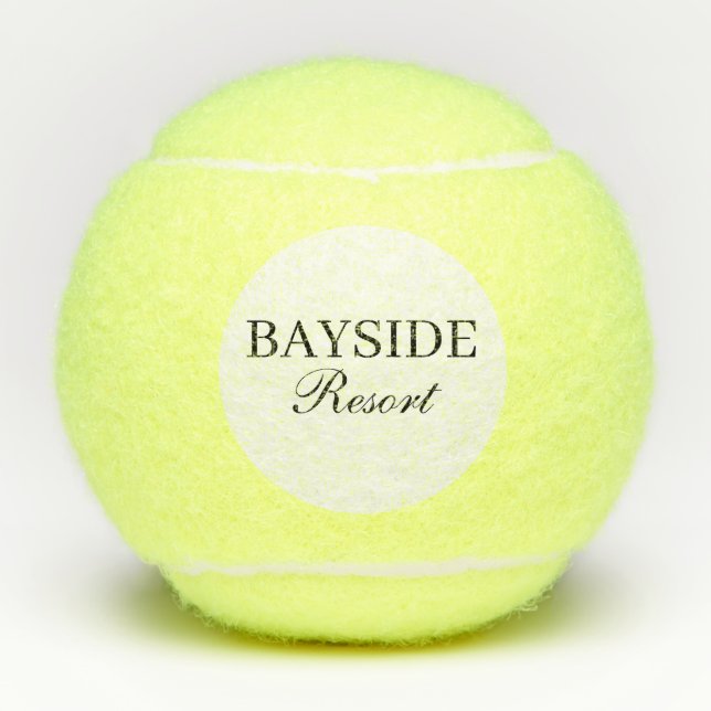 Your Business Name Tennis Balls (Front)