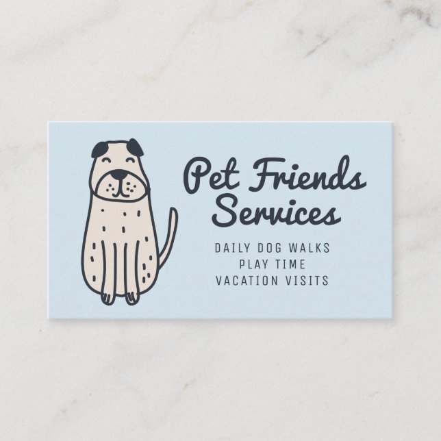 Your Business | Pet Services Card (Front)