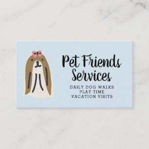 Your Business   Pet Services Card