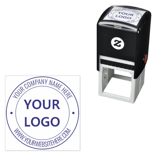 Your Business Professional Stamp Logo Name Website (In Situ)