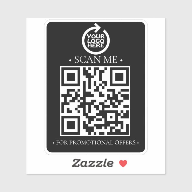 Your Business QR Code and Logo (Sheet)