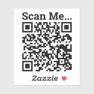 Your Business QR Code Sticker