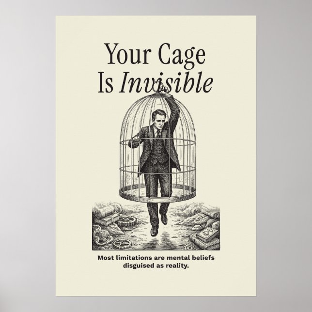 Your Cage Is Invisible Poster (Front)