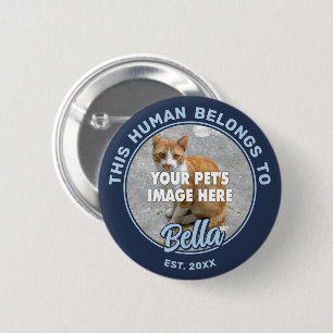 Your Cat Photo Pin-Back Button