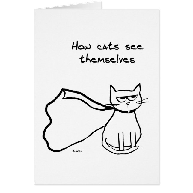 Your Cat the Superhero - Funny Cat Gift (Front)